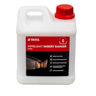 Impregnat Mokry Kamień EI 10 "Mokry Kamień" – impregnat do kamienia, efekt mokrego kamienia,  zabezpieczenie kamienia