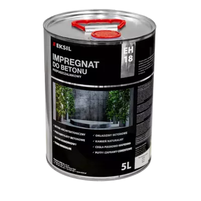 Impregnat do betonu EH-18 – rozpuszczalnikowy impregnat hydrofobowy do betonu i powierzchni mineralnych | Eksil