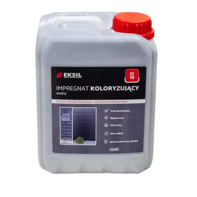 Impregnat Koloryzujący EI-19 – Wodny impregnat do betonu i kostki betonowej | Eksil