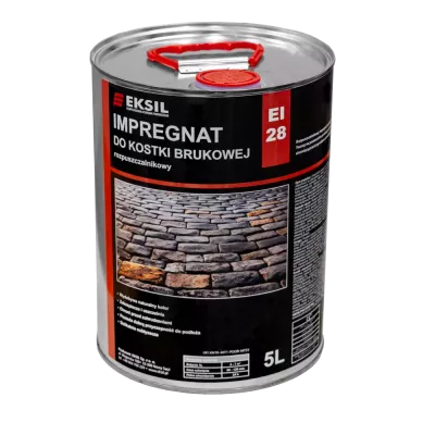 Impregnat do kostki brukowej EI 28 – rozpuszczalnikowy ochronny impregnat | Eksil