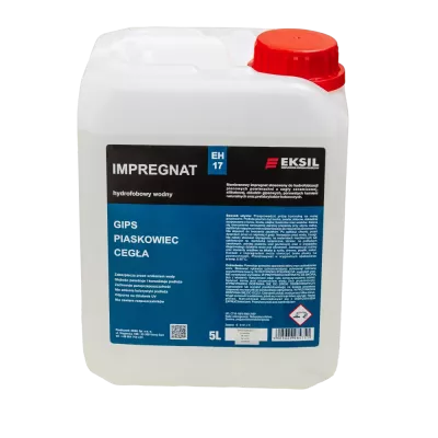 Impregnat Hydrofobowy EH-17 5 l – wodny impregnat do cegły, betonu i kamienia | Eksil